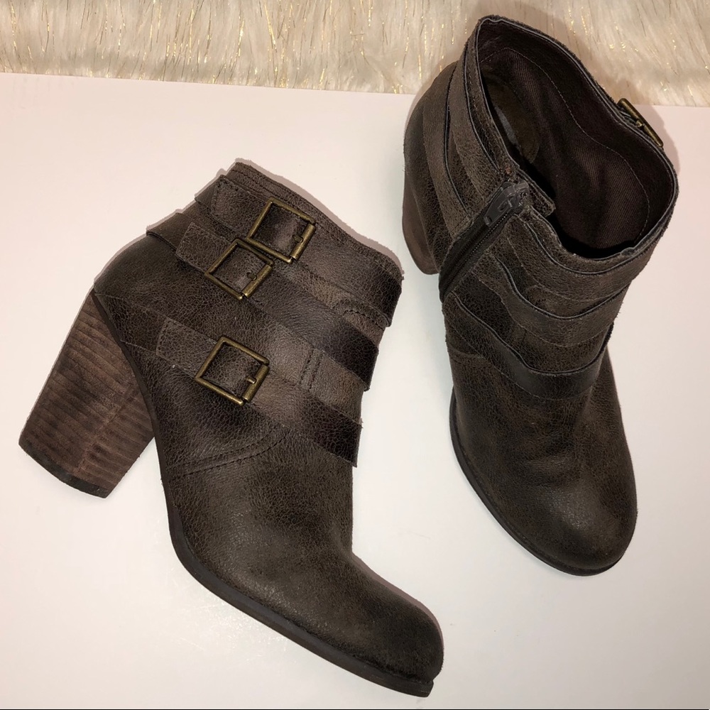 Abound Trish ankle Booties leather Size 8